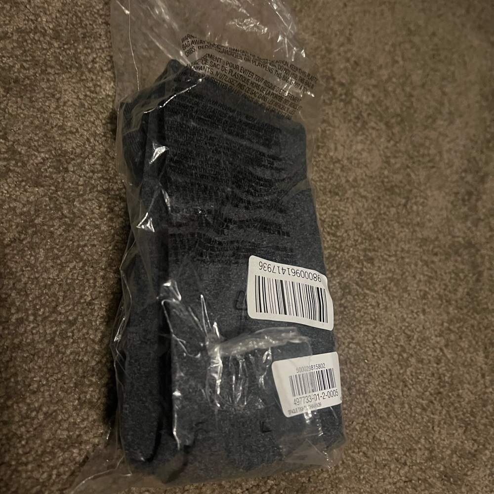 Charcoal tights. New.